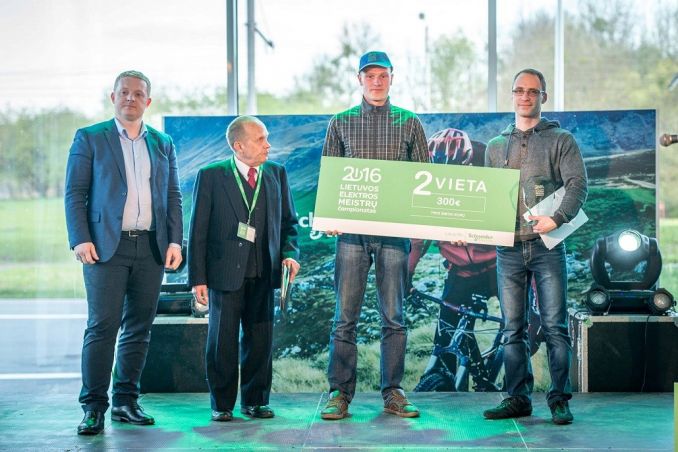 Lietuvos elektros meistrų čempionatas-Elektrotera 2 vieta