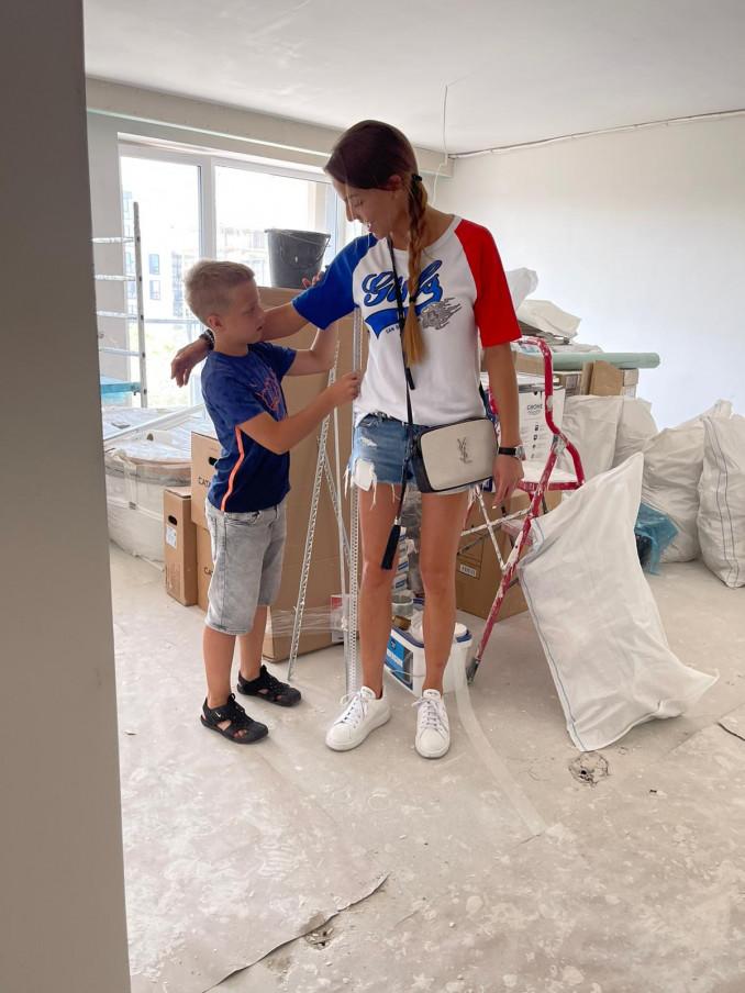 Vaida Skaisgirė su sūnumi