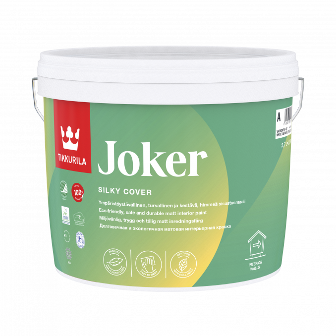 Matiniai sienų dažai „Joker“