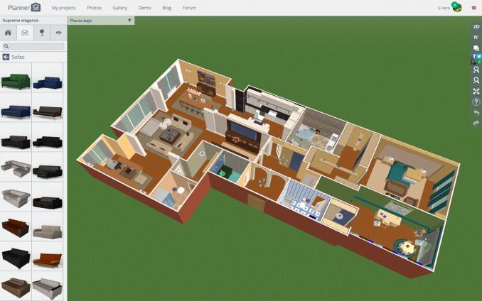 „Planner 5D“ mobili aplikacija